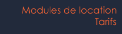 Modules de location